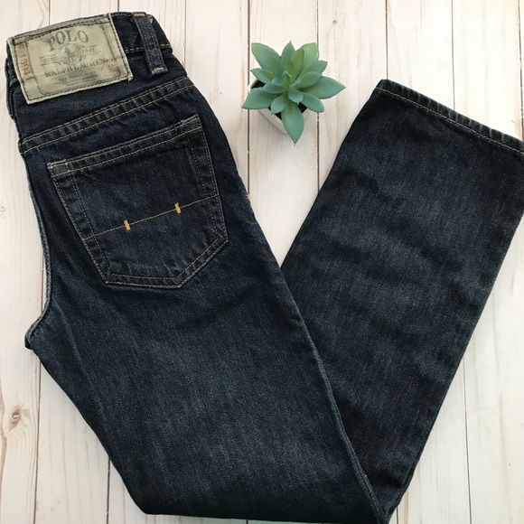 Polo Ralph Lauren Other - POLO RALPH LAUREN Boy’s Dark Wash Denim Jeans Sz 8